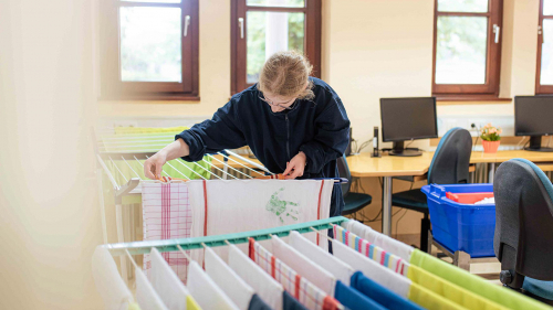 Lernen in der Paulinenpflege, Ausbildung, Hauswirtschaft