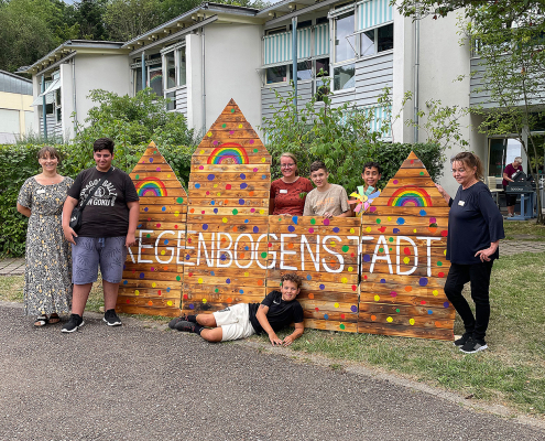 Die Regenbogenstadt in der Bodenwaldschule