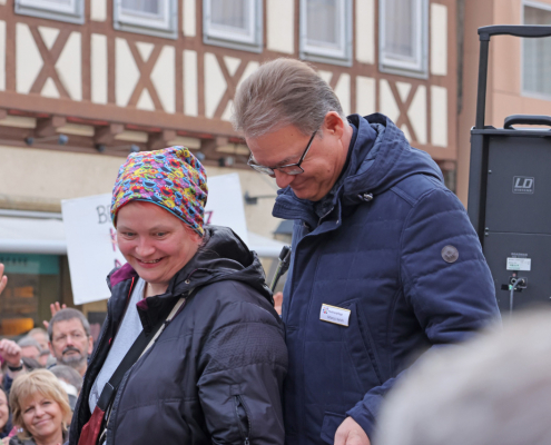 Demokratie-Kundgebung in Winnenden.