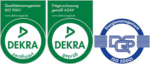ISO-Zertifizierungen ISO-Zertifizierungen