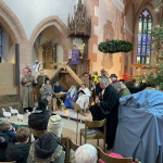 Krippenspiel-Szene in Murrhardt