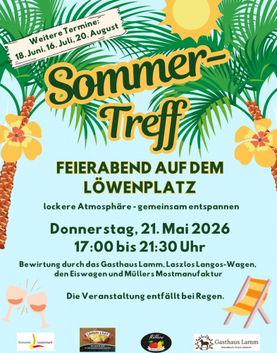 Gasthaus Lamm Sommertreff 2026 Gasthaus Lamm Sommertreff 2026