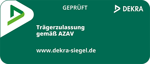 Siegel Trägerzulassung gemäß AZAV